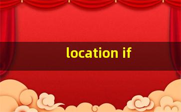 location if